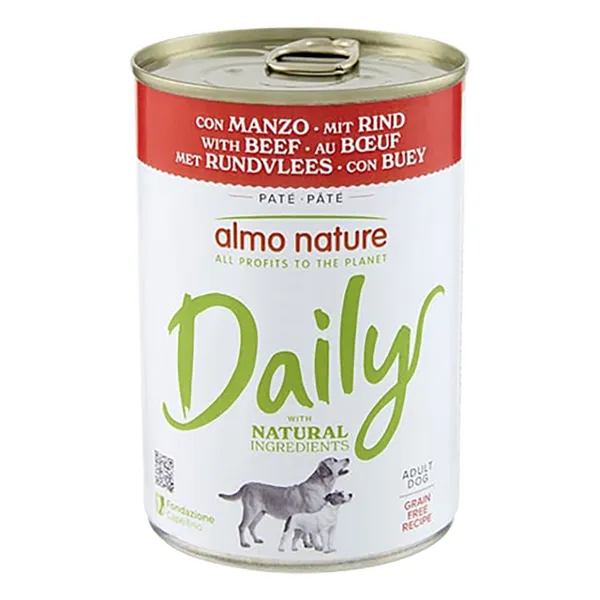 Almo Nature Daily Dog bœuf - Pâtée pour chien