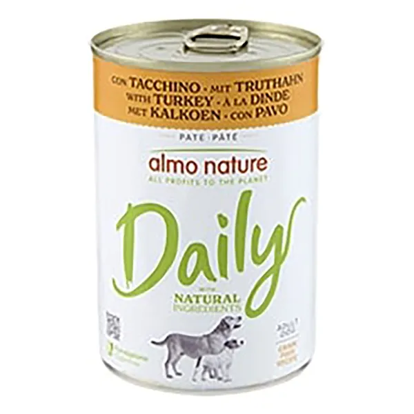 Almo Nature Daily dinde - Pâtée pour chien