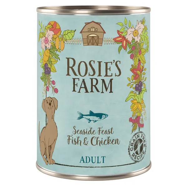 Rosie's Farm Adult poisson , poulet - Pâtée pour chien