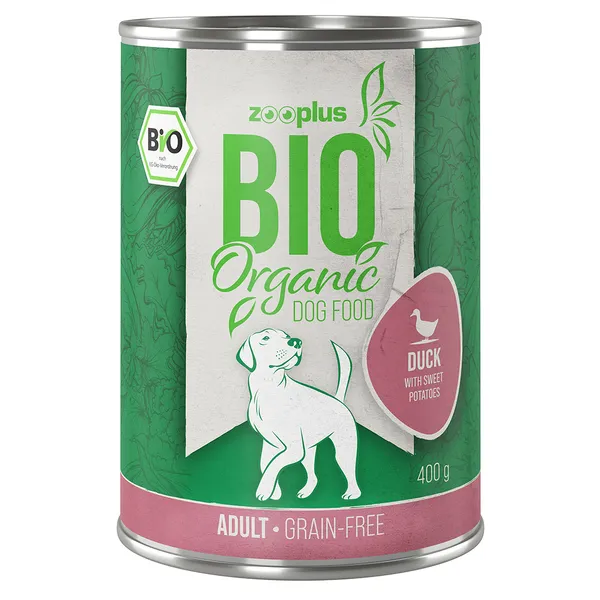 Zooplus Bio canard, patates douces, courgettes (sans céréales) - Pâtée pour chien