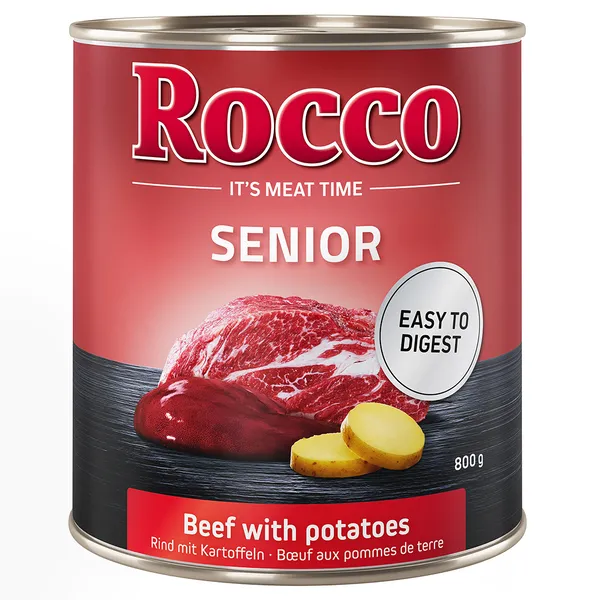 Rocco Senior 6 x 800 g - bœuf, pommes de terre