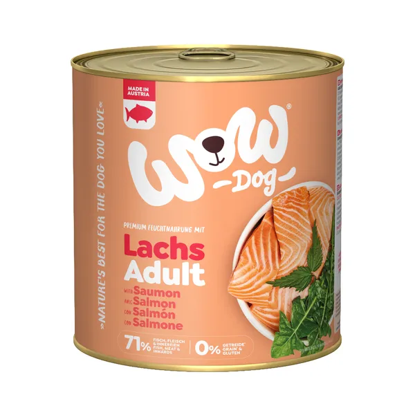 Boîtes Chien – Wow Adult Saumon – 800 gr