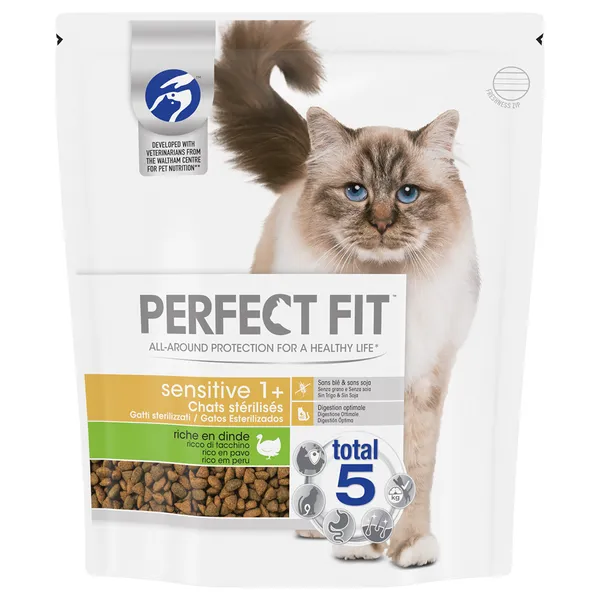 Perfect Fit Adult Chats stérilisés Riche en dinde pour chat - 1,4 kg