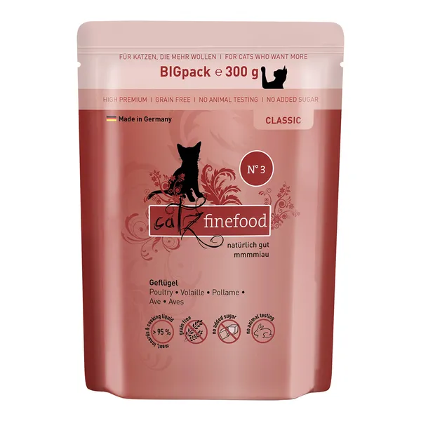Lot catz finefood 24 x 300 g - volaille