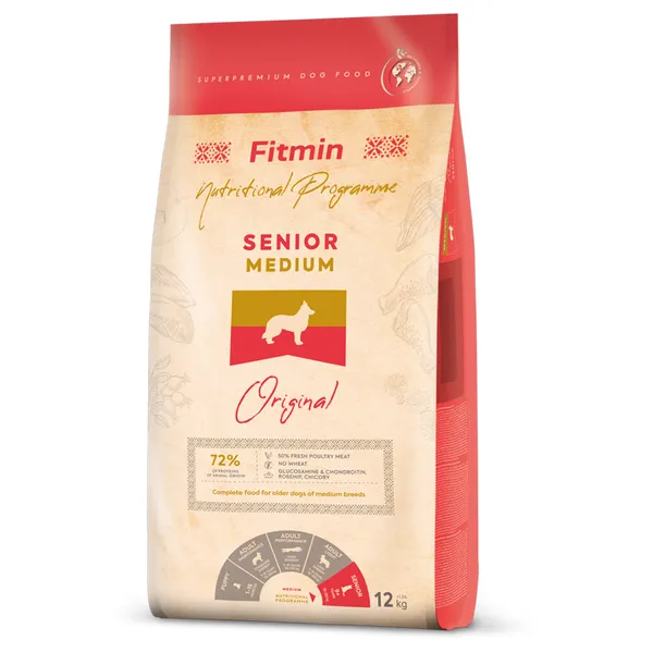 Fitmin Program Medium Senior pour chien - 2 x 12 kg