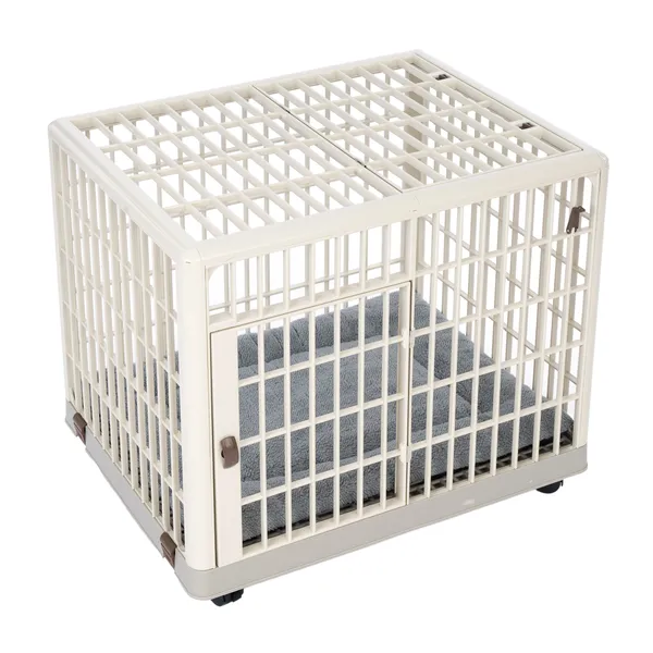 Cage d’intérieur TIAKI avec coussin - L 64,5 x l 50 x H 56 cm