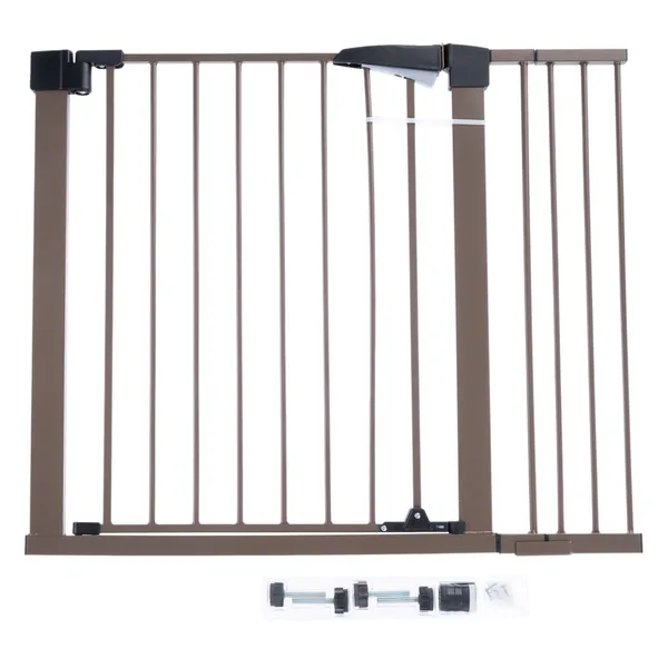 TIAKI Barrière pour chien marron avec une partie latérale