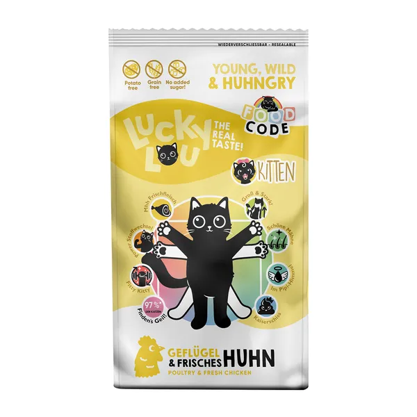Lucky Lou Kitten Volaille & Poulet 340 g