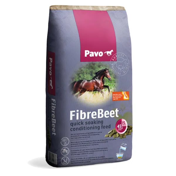15kg Pavo FibreBeet aliment pour chevaux