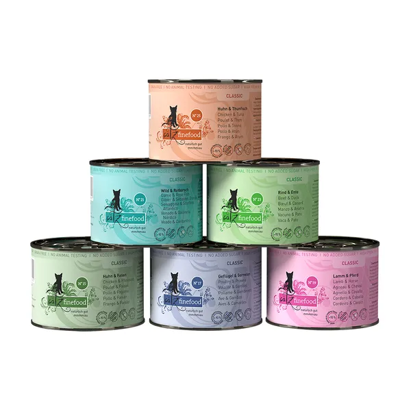 Catz finefood lot mixte I (6 variétés) - Pâtée pour chat