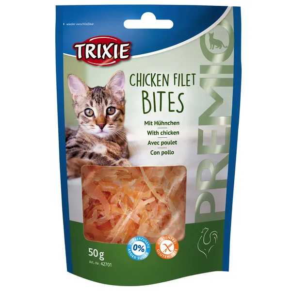 Trixie Premio Chicken Filet Bites Friandises - Friandises pour chat