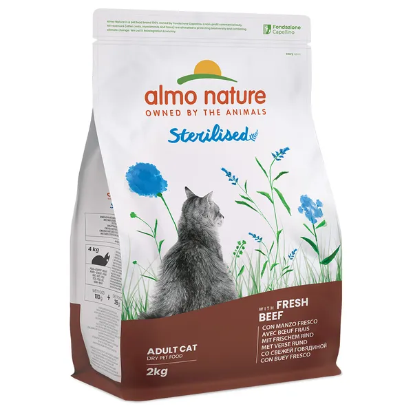 Holistic bœuf, riz Almo Nature Croquettes pour chat