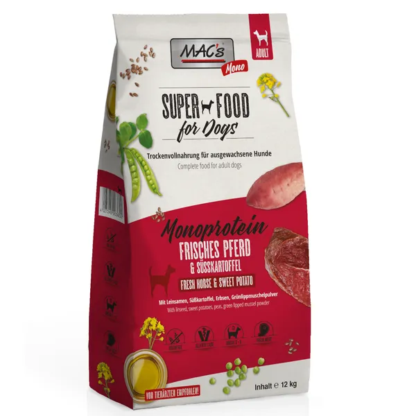 Mono cheval MAC's nourriture pour chien sec