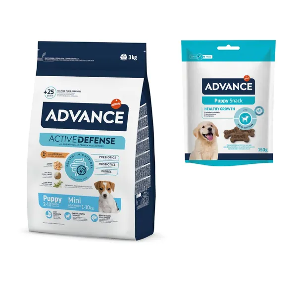Croquettes advance pour chiens mini puppy protect sac 3 kg