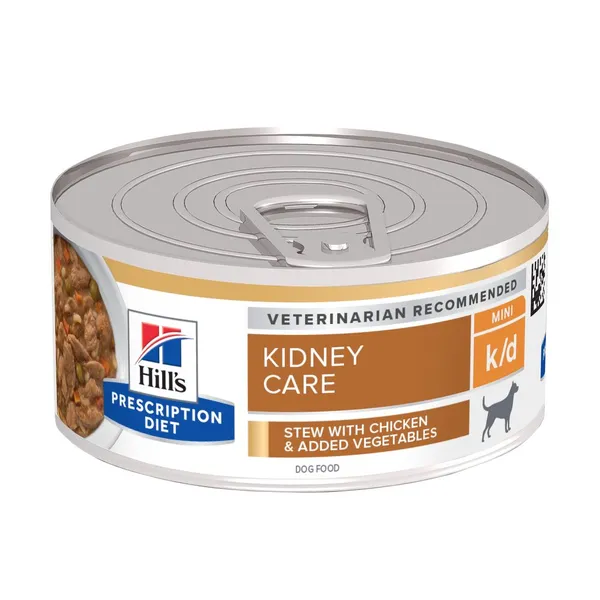 Hill's Prescription Diet k/d Kidney Care Mijoté poulet, légumes pour chien - 48 x 156 g
