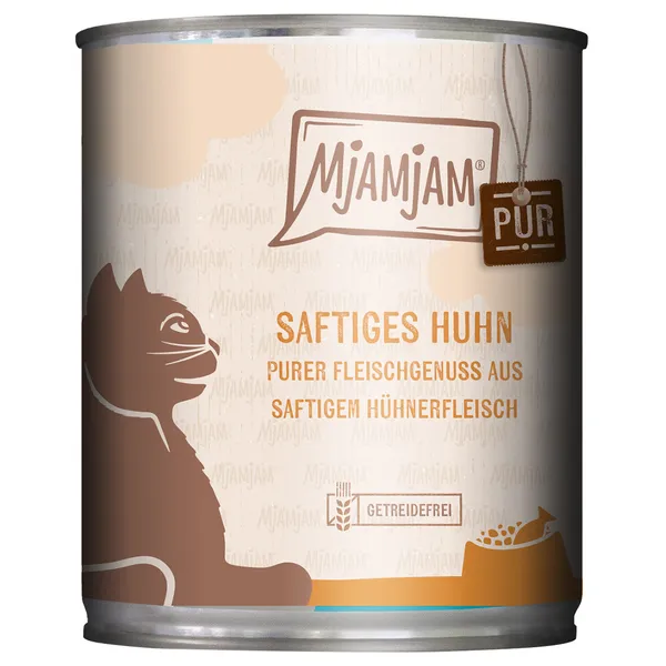 MjAMjAM pur plaisir de la viande juteux poulet pur nourriture pour chat humide