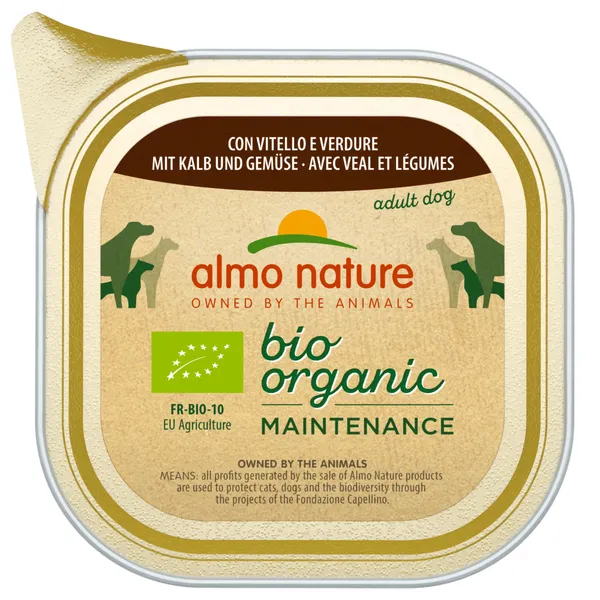 Veau, légumes Almo Nature Daily Menu Bio - Nourriture pour chien
