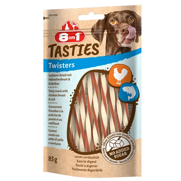 Tasties Twisters Bâtonnets à mâcher poulet - Friandises pour chien
