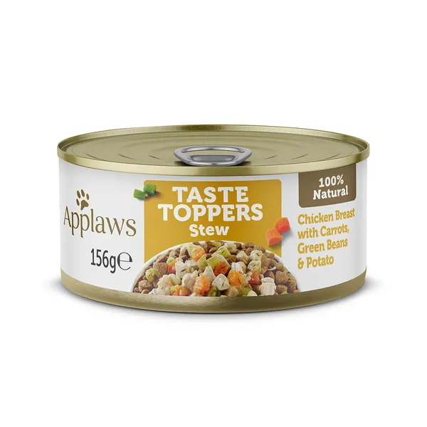 Applaws Taste Toppers en ragoût 6 x 156 g pour chien - poulet
