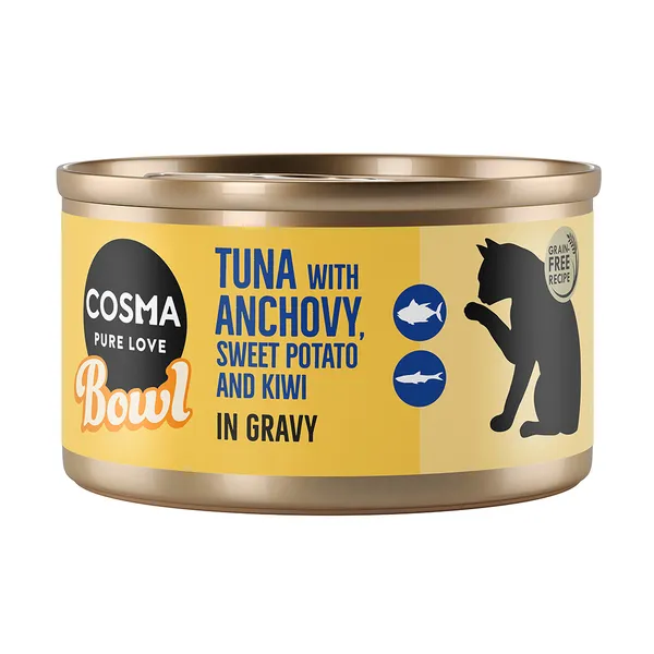Lot Cosma Bowl 24 x 80 g - thon, anchois