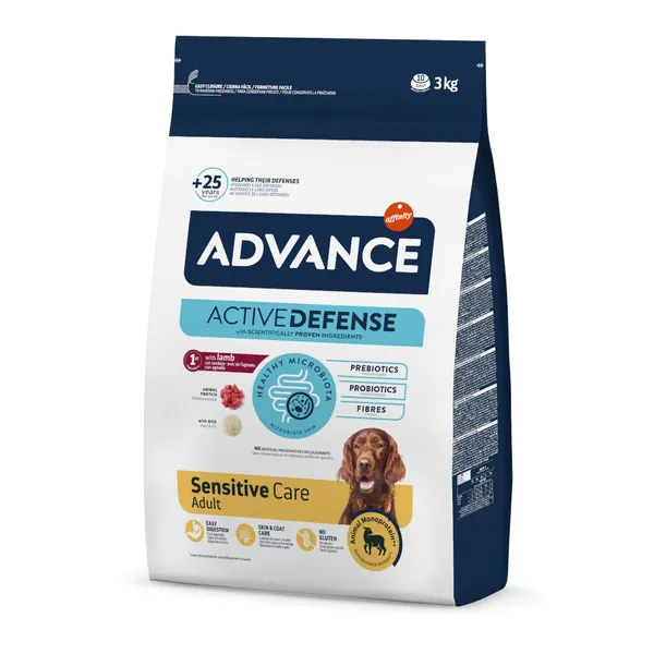 Advance Sensitive Adult agneau, riz pour chien - 3 kg