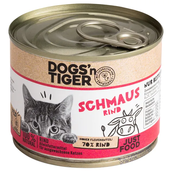 Lot Dogs’n Tiger Adult 12 x 200 g - bœuf