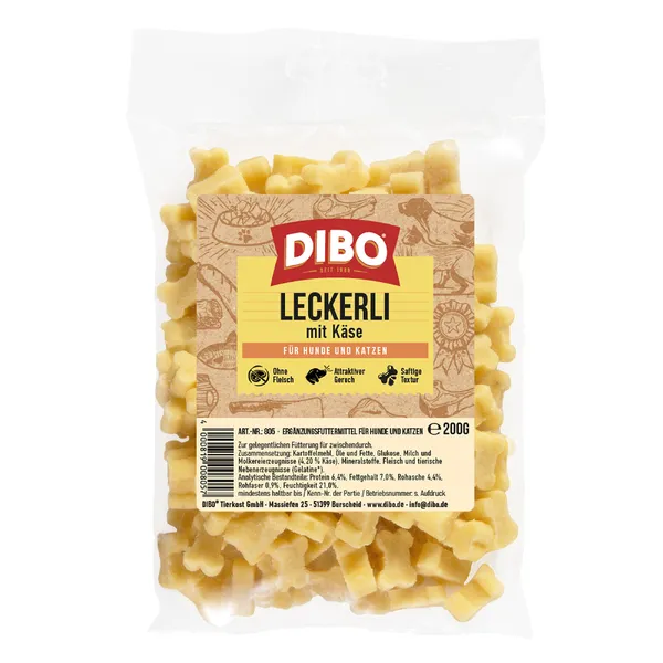 DIBO Friandises au fromage 200&nbsp;g, friandises pour chiens