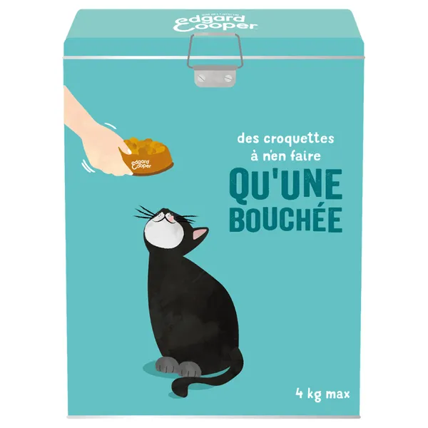 Conteneur à croquettes Edgard & Cooper pour chat