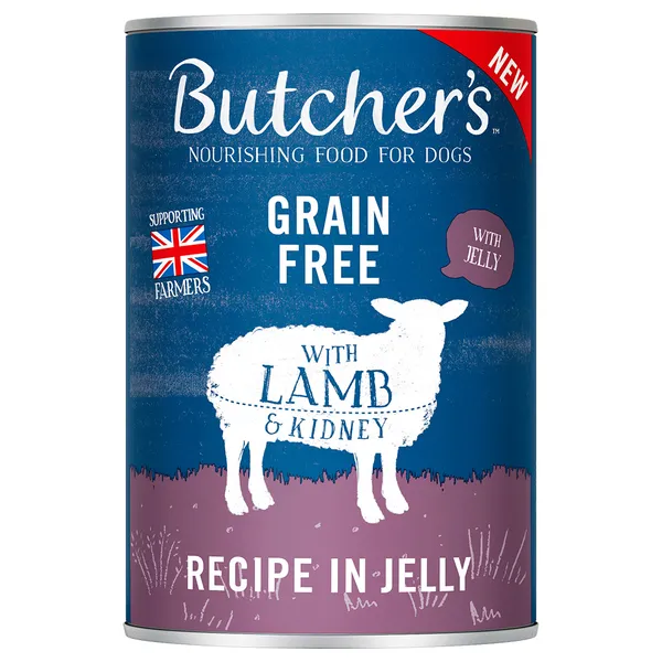 Butcher's Original sans céréales 24 x 400 g - agneau en gelée