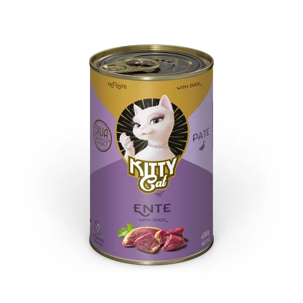 Kitty Cat Adult Pâte 6 x 400 g pour chat – canard