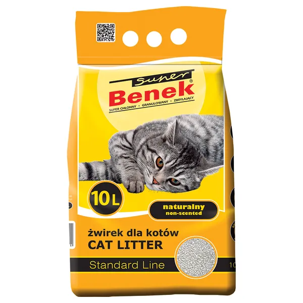 Litière Super Benek Natural, senteur neutre - 10 L