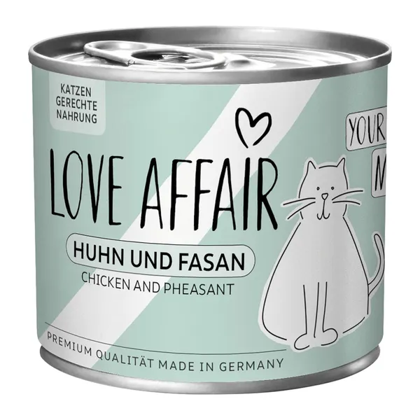 6x200g poulet et faisan Hardys LOVE AFFAIR nourriture humide pour chats