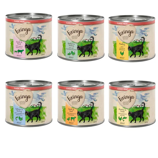 Offre d'essai mixte Feringa Classic Meat Menu 6 x 200 g - lot mixte : 6 saveurs