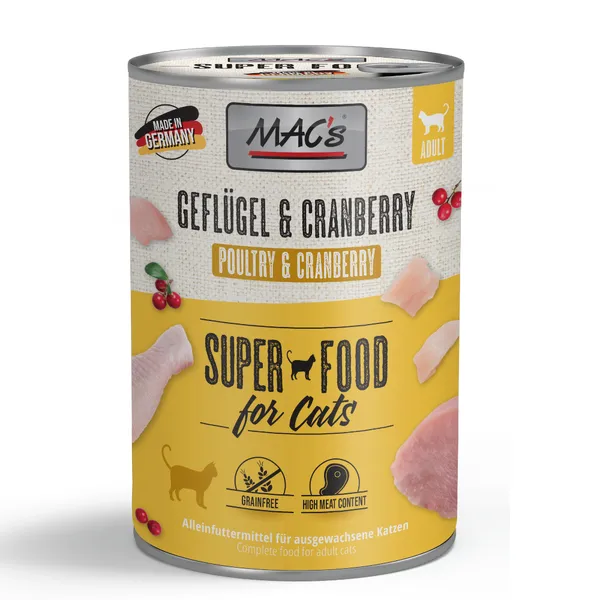 MAC's volaille, cranberries - Pâtée pour chat