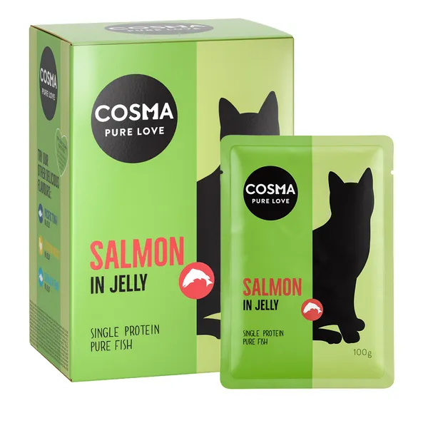 Cosma Original en gelée saumon - Pâtée pour chat