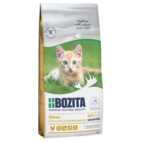 Bozita Kitten sans céréales pour chaton