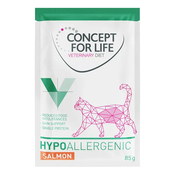 Concept for Life Veterinary Diet Hypoallergenic saumon pour chat - 24 x 85 g