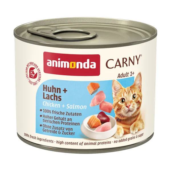 Adult poulet, saumon Animonda Carny - Pâtée pour chat