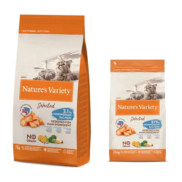 Nature's Variety Selected saumon de Norvège - Croquettes pour chat