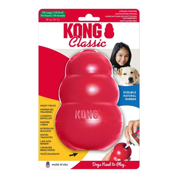 Jouet KONG Classic pour chien - taille XXL (15,24 cm)