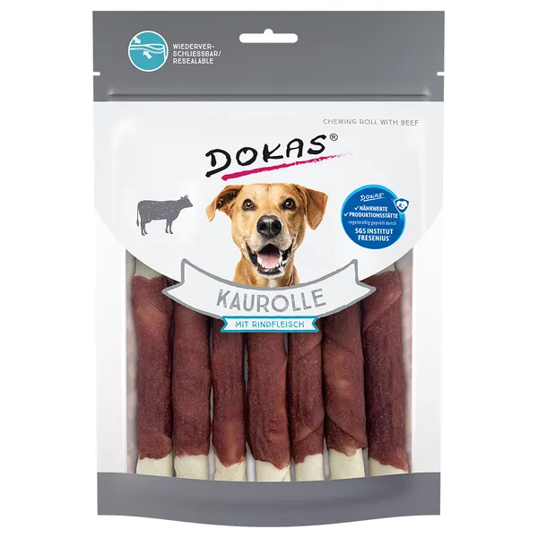 Dokas Bâtonnets à mâcher bœuf, - Friandises pour chien