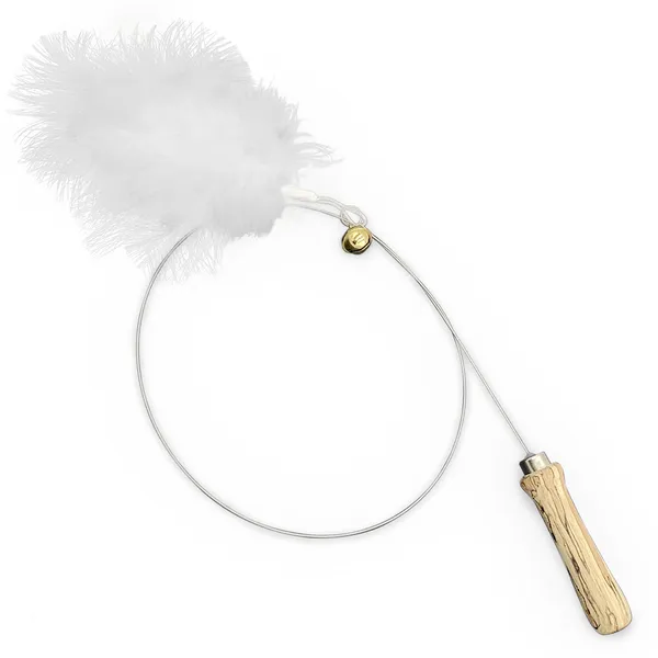 Canne à pêche Kater Kasimir avec plumes - pour chat