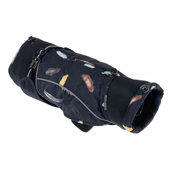 Manteau Nomad Tales Bloom Midnight pour chien - longueur du dos : 60 cm environ