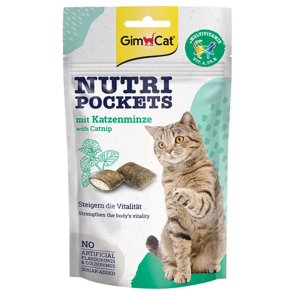 GimCat Nutri Pockets menthe à chat  - 60 g