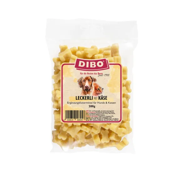 DIBO Friandises au fromage 200&nbsp;g, friandises pour chiens