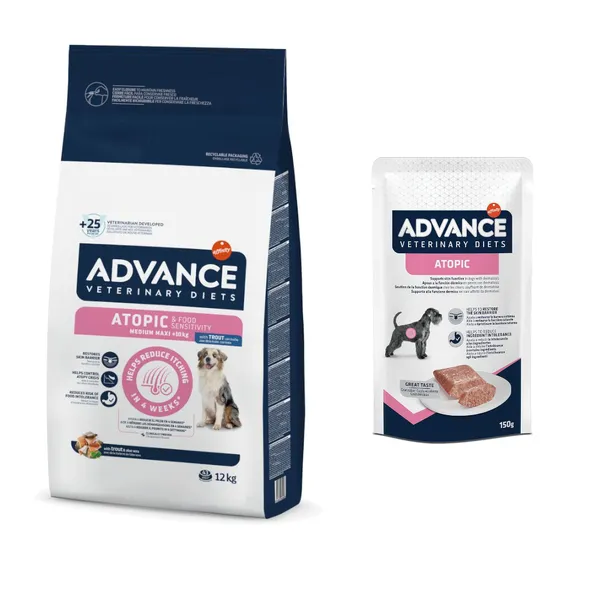 ADVANCE Veterinary Diets Atopic - Croquettes pour chien-
