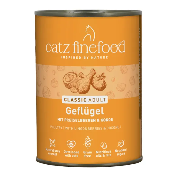 Catz finefood volaille - Pâtée pour chat