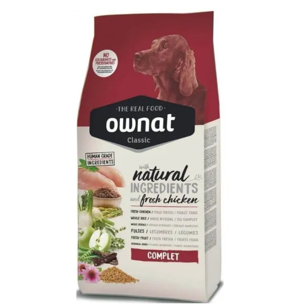 Lot économique : 2x12kg Ownat Dog Classic Complete nourriture sèche pour chiens