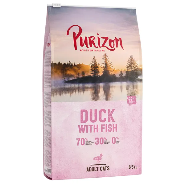 Purizon Adult, canard & poisson - sans céréales - lot % : 2 x 6,5 kg