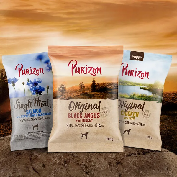 Purizon Single Meat Adult canard, pommes sans céréales - pour chien
